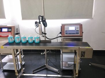 China 4 líneas impresora industrial de Cij del chorro de tinta de la codificación, máquina automática de la codificación del lote proveedor