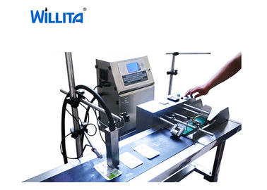China Máquina continua de la impresora de chorro de tinta del carácter de la limpieza de uno mismo pequeña para el número de fecha proveedor