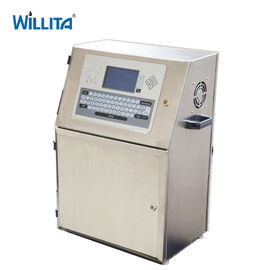 China Máquina automática de la impresora del codificador del chorro de tinta de la botella de copa de vino de la industria de los productos farmacéuticos para imprimir la fecha de caducidad proveedor